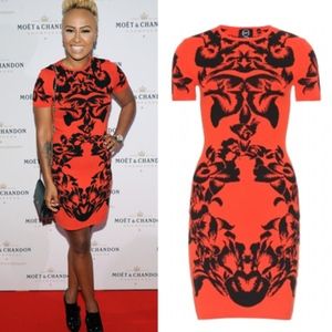 ALEXANDER MCQUEEN PATTERNED MINI DRESS